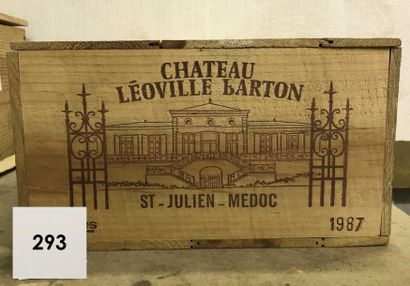 null 12 Ends. Château Léoville Barton, 1987, Wooden case 1987