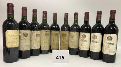 null 10 Bout. Château d'Aydie, madiran. 1994 + Château Montus, Madiran. 1994 (3)...
