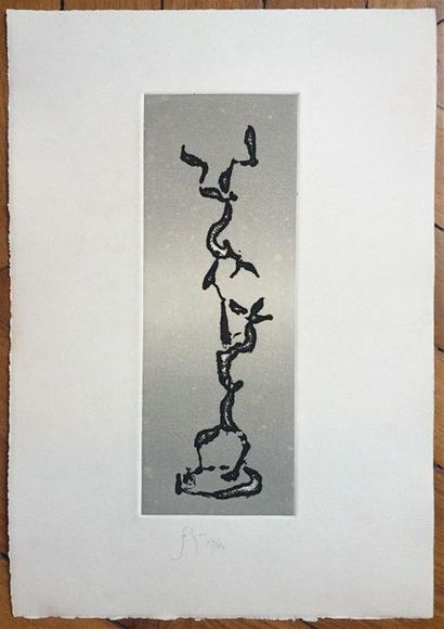 null FLANAGAN Barry Original etching Signed lower right Numbered on 40 ex Printed...
