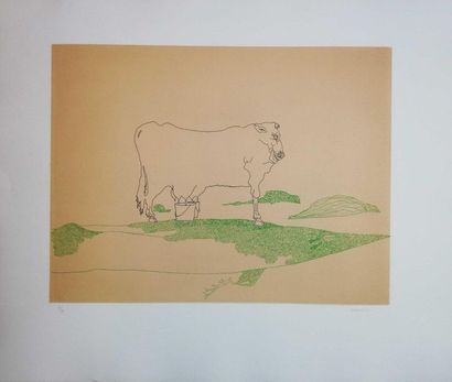 null CASTILLO Jorge 1978 Engraving signed lower right, numbered on 75. 56 x 65cm