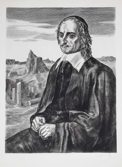 null DECARIS Albert, Corneille. Original etching signed lower right, numbered on...