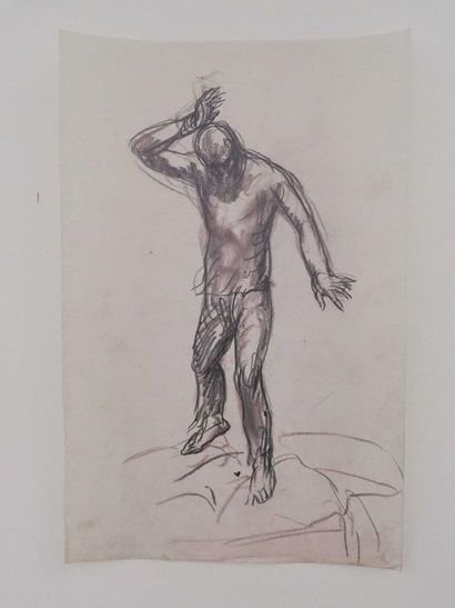 null DECARIS Albert Pencil drawing on paper. Unsigned 31 x 20 cm