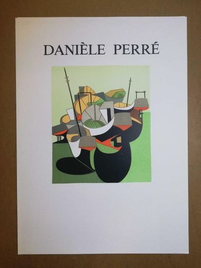 null PERRE Daniel Original poster before lettering lithograph Mourlot. 62 x 48 c...