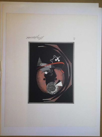 null LE YAOUANC Alain Lithography on paper. Signed lower right. Numbered on 100....
