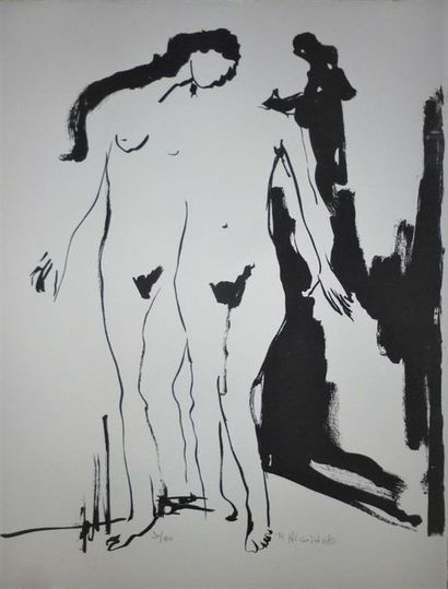 null Robert-Louis Nicoïdski Original lithograph on Arches vellum. Signed lower right....
