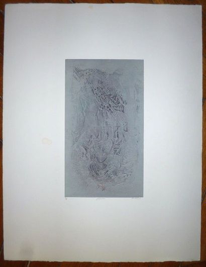 null Abdallah Benanteur Original etching. Signed lower right. Numbered on 28 copies....