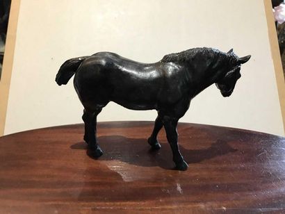 null Damien COLCOMBET Horse Bronze with brown patina Signed, dated 2016, foundry...