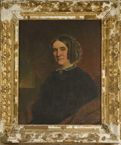 33 19th century school Portrait of Madame...