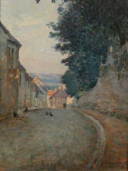 null 42 Henri LEBASQUE (1865-1937) View of Vaucresson: Sentier de la Folie Toile,...