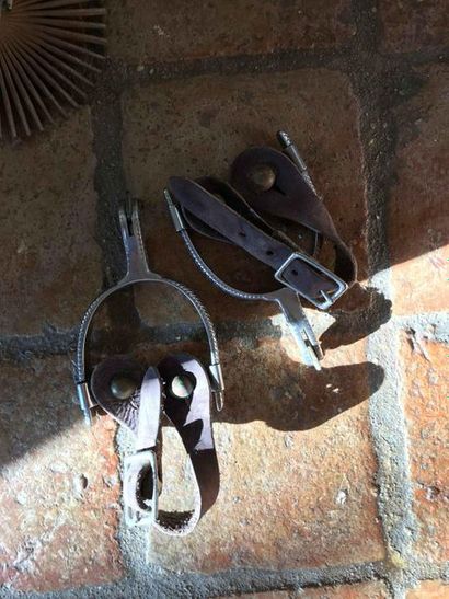 null Pair of spurs Length: 13cm Ref DAM78