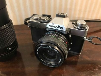 null MINOLTA XD7 camera and two lenses Ref DAM78