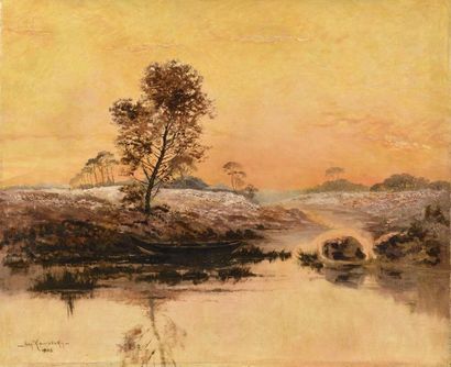 null 118 Ivan Ivanovitch KOWALSKY (1839-1937) Landscape, 1905 Oil on canvas, signed...