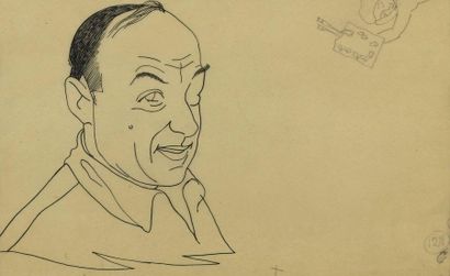 null 133 Yuri (George) ANNENKOV (1889-1974) Elegy Set of four drawings for the animated...