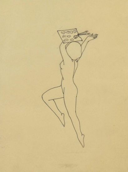 null 133 Youri (Georges) ANNENKOV (1889-1974) Élégie Ensemble de quatre dessins pour...