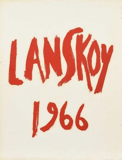 null 173 Andréé LANSKOY (1902-1976) Genesis, Les Bibliophiles de l'union française...