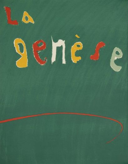 null 173 Andréé LANSKOY (1902-1976) Genèse, Les Bibliophiles de l’union française...