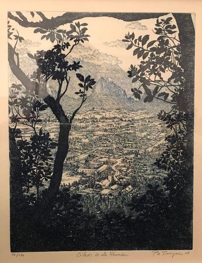 null Philippe TURPIN 

Cilaos de la Réunion, 2008

Lithograph signed and dated lower...
