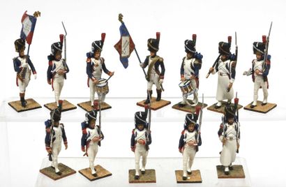 null CONRAD : 12 figurines de la garde Impériale, 1er Empire.