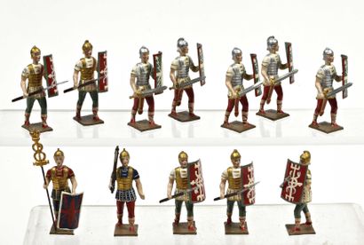 null CBG moderne, romains : 12 figurines.