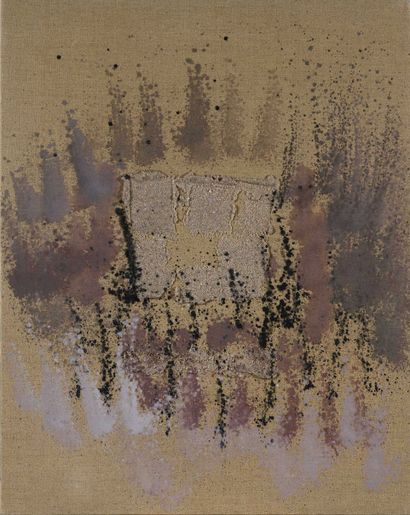null Kristine TISSIER (1928 - 2010) Sans titre 1995 Technique mixte sur toile. Signée...