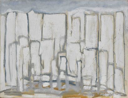 null Kristine TISSIER (1928 - 2010) Sans titre Huile sur toile. 35 x 27 cm