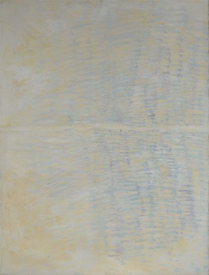 null Kristine TISSIER (1928 - 2010) Sans titre Technique mixte sur toile. 116 x ...