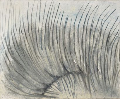 null 
Kristine TISSIER (1928 - 2010) Ammonite, 1956 Technique mixte sur toile. Signée...