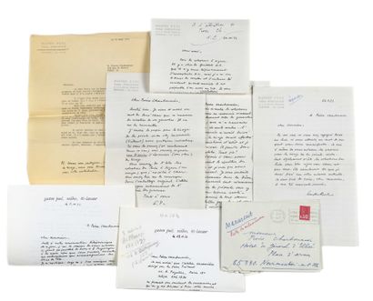 null 55 CHAR René / Gaston PUEL (publisher). Autograph correspondence addressed to...