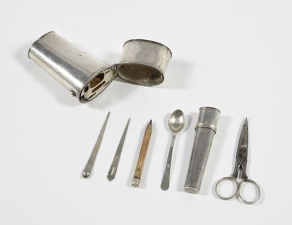 null Silver tool kit. Holland circa 1820