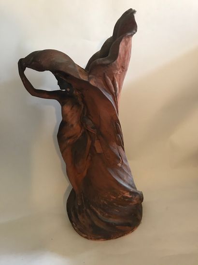 null J le Guluche « Vase femme » terre cuite (acc) Hauteur : 52cm