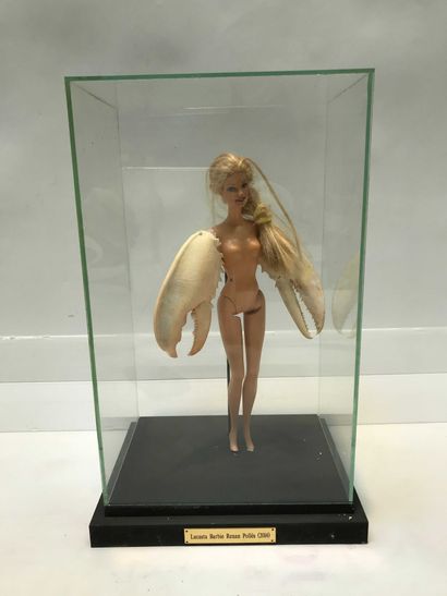 null Renan POLLÈS (1943 - 2019) Lucasta barbie, 2014 Sculpture volume sur une base...
