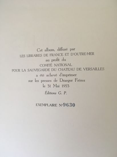 null DEUX OUVRAGE SUR LE THEME DES MONUMENTS



Versailles, 1953 

Edition G.P.,...