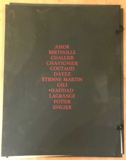 null Hommage à la lithographie, Editions d’art Agori, 1974 par les ateliers Guillard,...