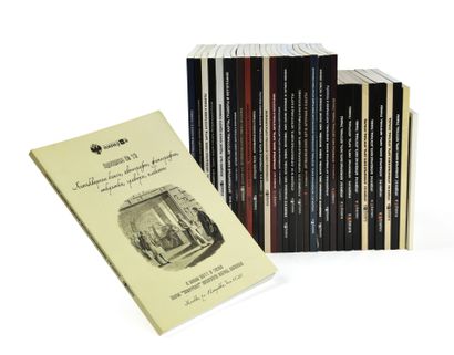 null Lot de catalogues de livres russes de la maison des ventes «L’Empire» (Moscou).Подборка...