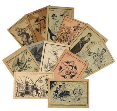 null Dvigoubsky Sergeiy Grigorievitch, ( 1897 - 1986 ). Ensemble de 12 cartes postales...