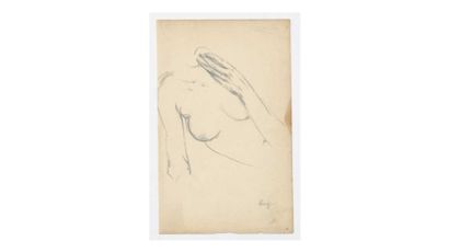 null Paul CHMAROFF (1874-1950) Etude des nus Fusain sur papier, signé au milieu à...