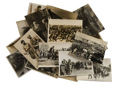null La Grande Guerre Nationale - 1941 - 1945. Lot comprenant 25 photographies, tirages...