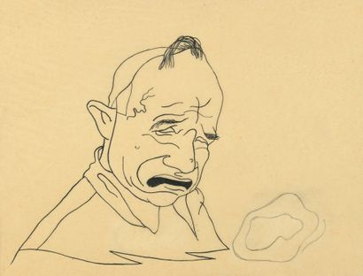 null Georges (Youri) ANNENKOV (1889-1974) Élégie Ensemble de trois dessins pour le...
