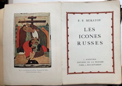 null MOURATOFF, P. P. Les icônes russes. Paris: J. Schiffrin, Editions de la Pleiade,...