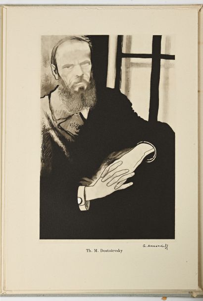 null Georges (Youri) ANNENKOFF (1889-1974) Théodore Dostoïevski, Scandaleuse histoire,...