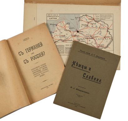 null Réunion de 3 livres : Lietuvis - Moravski, Alfonsas ( 1868 - 1941 ). Avec l’Allemagne...