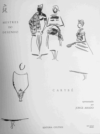 null Mestres do Desenho: Carybé. Edition Culturix Sao Paulo, 1963. Introduction par...