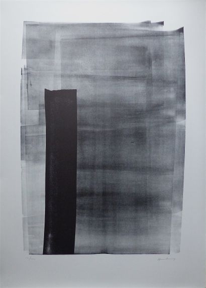 null HARTUNG Hans Lithograph 1976 Signed lower right, size 105 x 75 cm, Numbered...