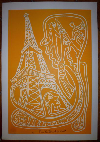 null TAILLANDIER Yvon Serigraphy Signed in pencil by the artist Justified EA Copy...