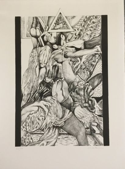 null 
SCHOENDORF Max Lithograph signed lower right and numbered on 120 copies Format...