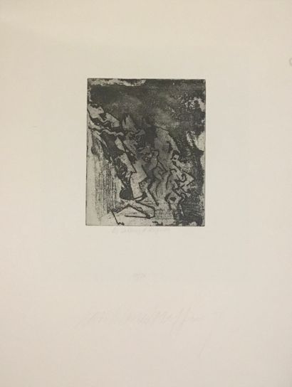 null JOUFFROY Jean-Pierre Engraving signed at the bottom center, titled and numbered...