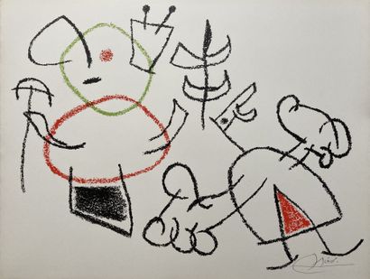 null MIRO Joan Lithograph 1971 Ubu Signed in pencil lower right Edition 180 copies...