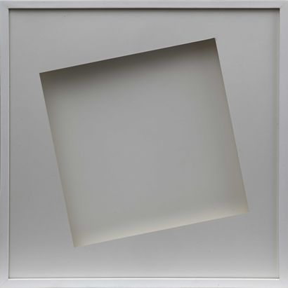 null Tom MOSLEY (1927 2009) Shadow Box, 3 VII 03 Acrylique et plexiglas sur bois....