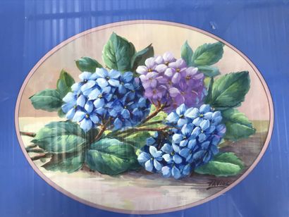 null Louis Claude PAVIOT (1872-1953) Fleurs Aquarelle Signé en bas à droite 27,5x36,5cm...