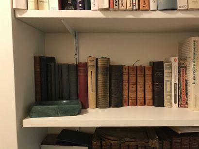 null Lot de livres reliés et brochés XIXème et modernes : littérature diverse, p...
